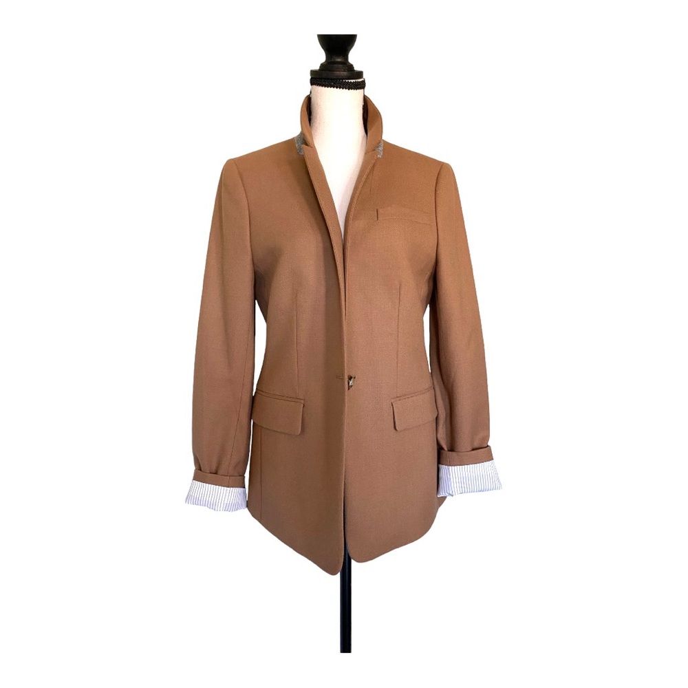 J. Crew Jackets & Coats | J. Crew Regent Blazer Wool Flannel in Warm Camel Color